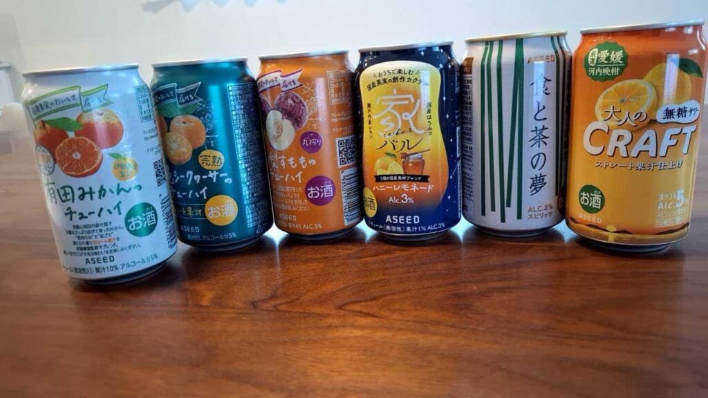 9959 アシードホールディングス 株主優待 3月優待 チューハイやサワーなどのアルコール飲料6本
